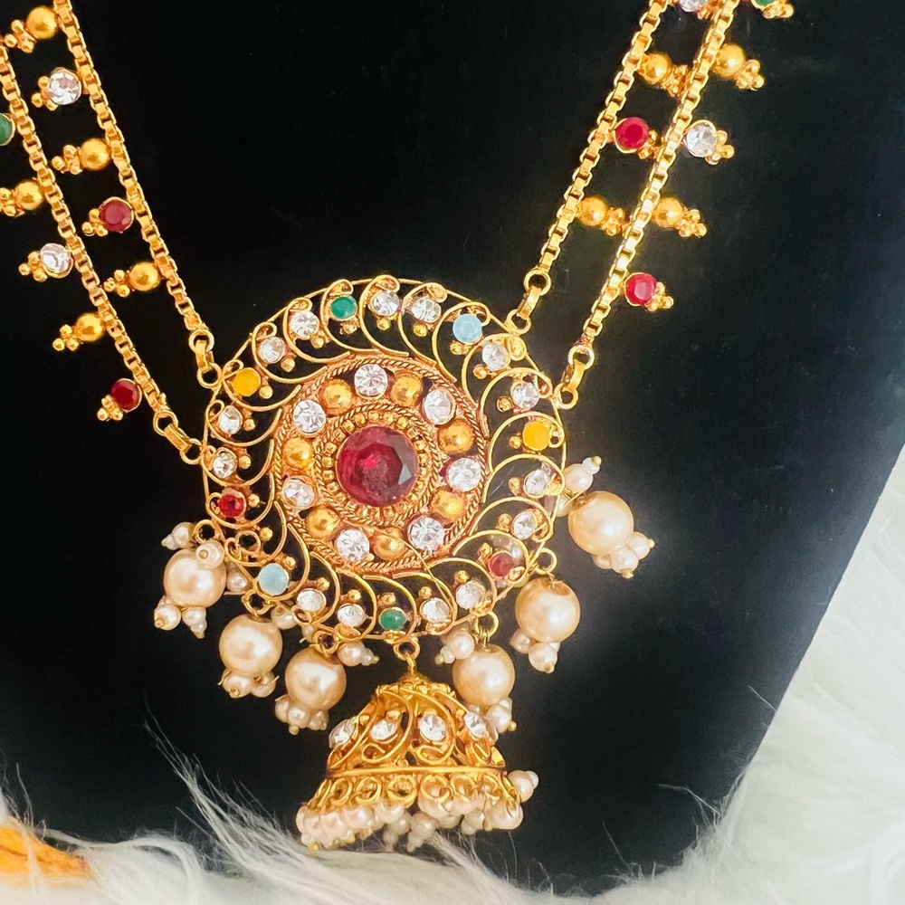 Indian Multicolor Jewelry Set - Picture 4 of 4